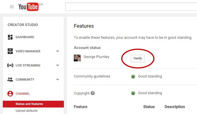 youtube verfication badge